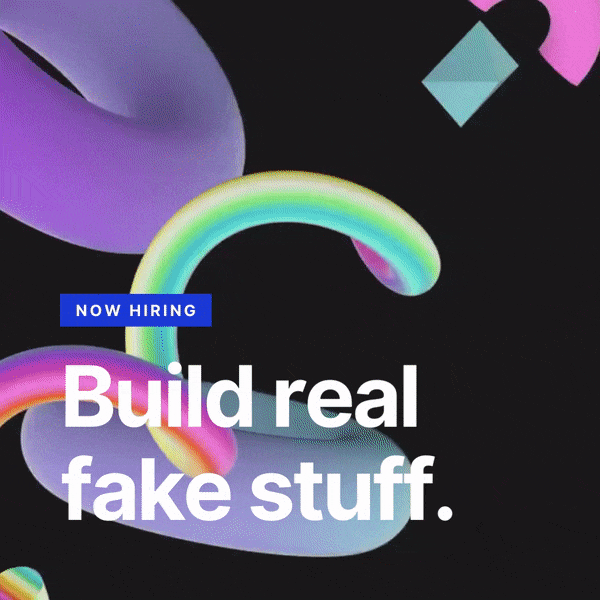 Build real fake stuff, one of our prompts for posting across social