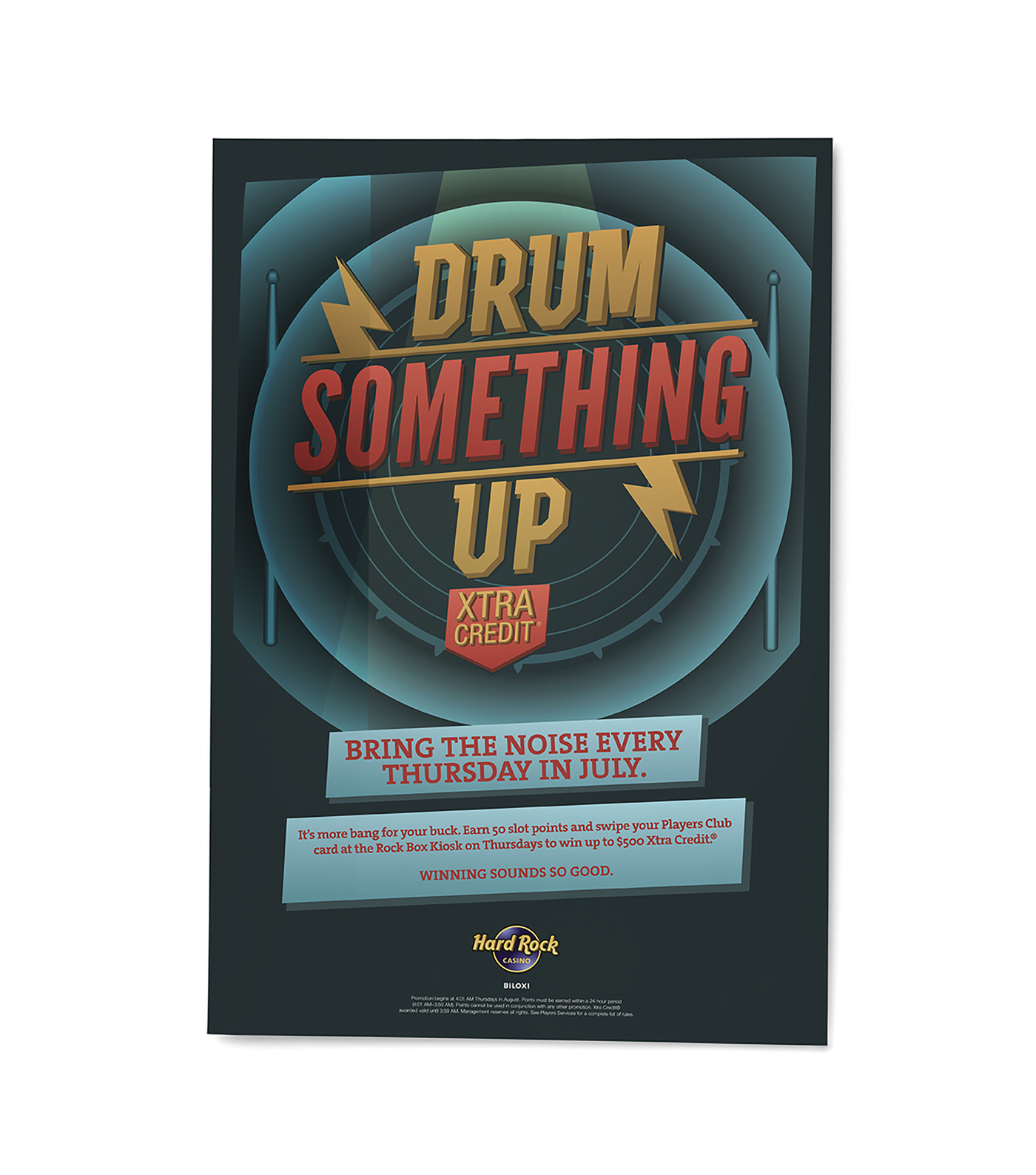 Drum Something Up: Bring the noise every Thursday in July.