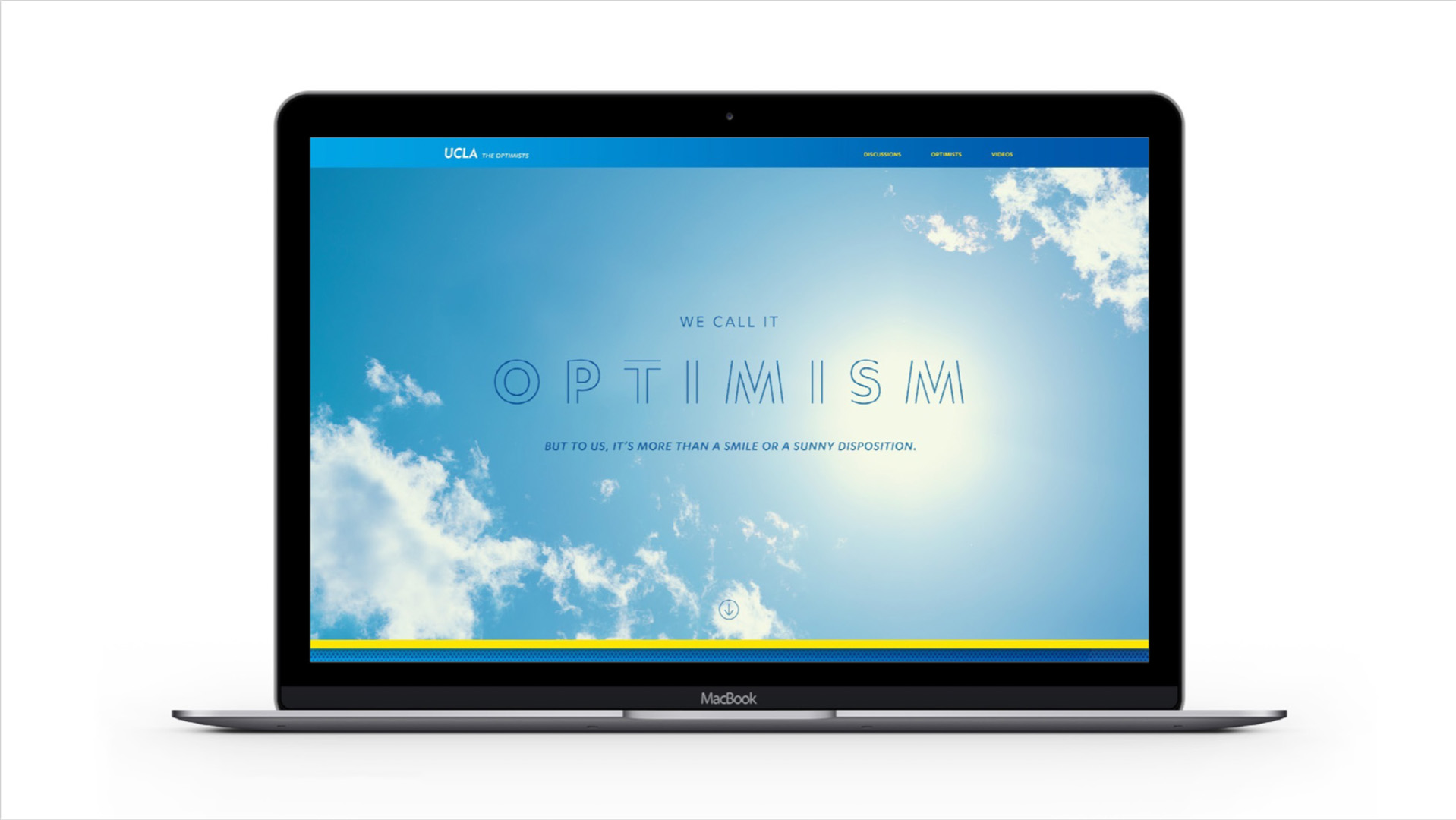 Optimism Landing Page: Line